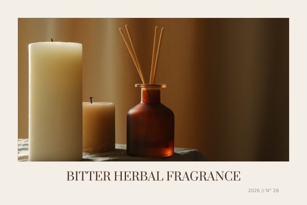 bitter herbal fragrance