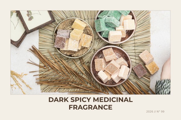 dark spicy medicinal fragrance