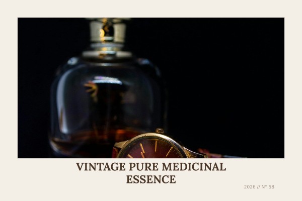 vintage pure medicinal essence