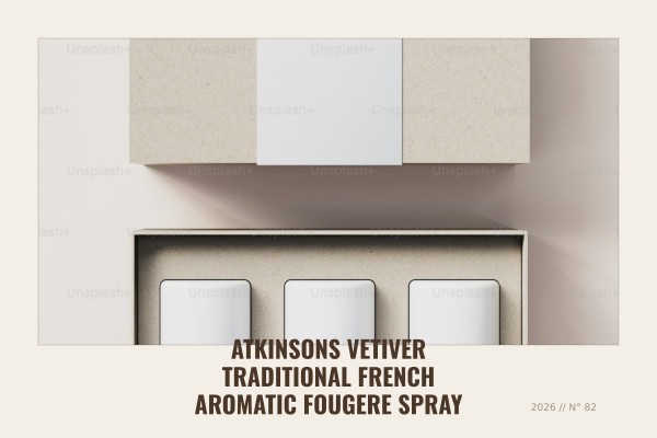 Atkinsons Vetiver traditional French aromatic fougere spray