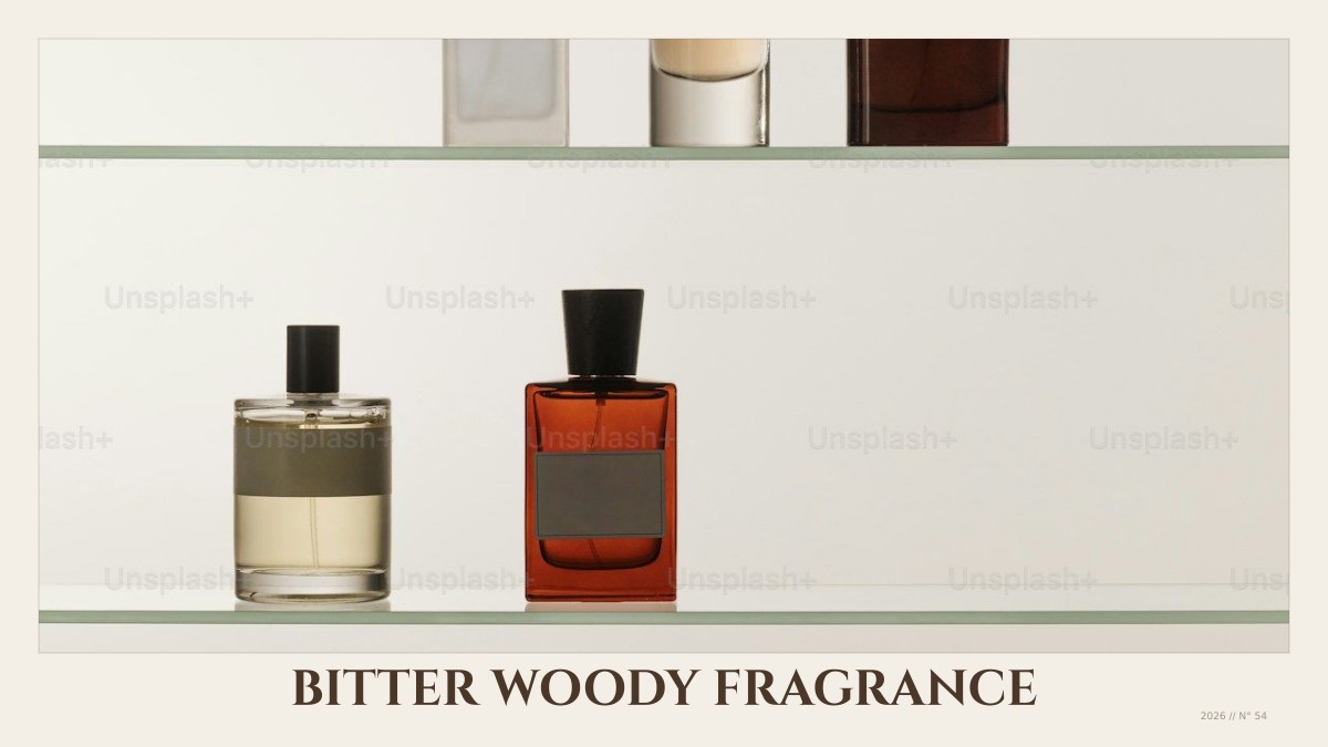 bitter woody fragrance