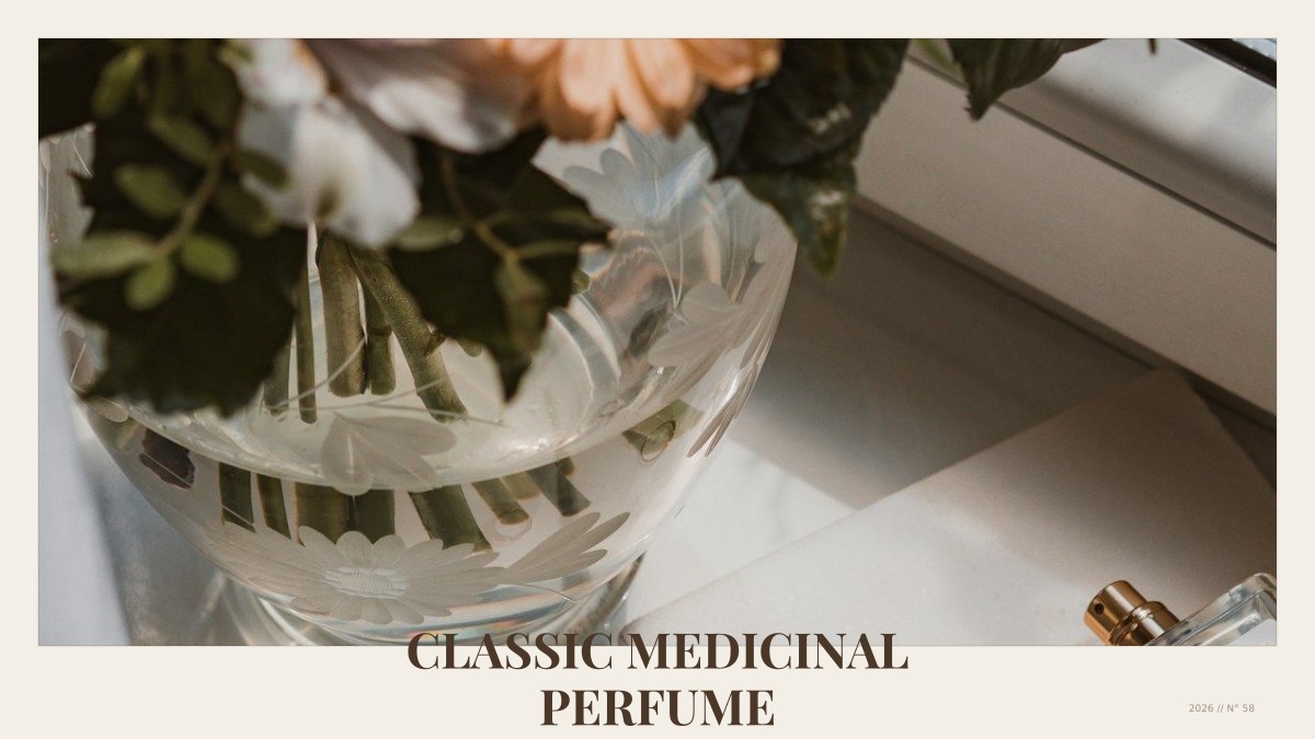 classic medicinal perfume