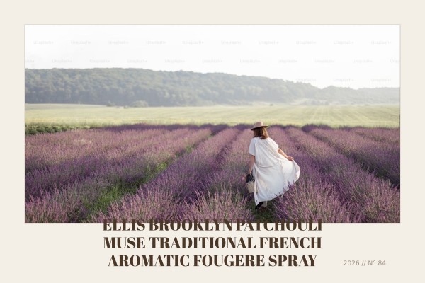 Ellis Brooklyn Patchouli Muse traditional French aromatic fougere spray