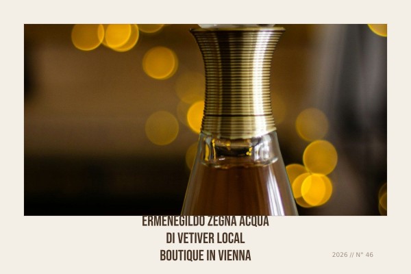 Ermenegildo Zegna Acqua di Vetiver local boutique in Vienna