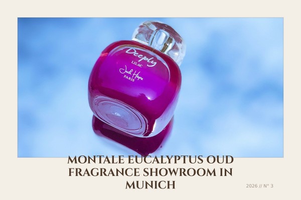 Montale Eucalyptus Oud fragrance showroom in Munich