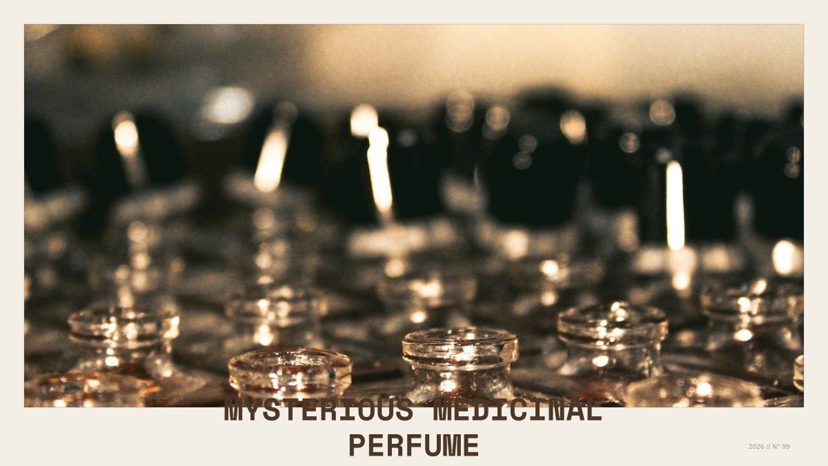 mysterious medicinal perfume