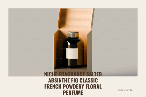 Niche Fragrance Salted Absinthe Fig classic French powdery floral perfume