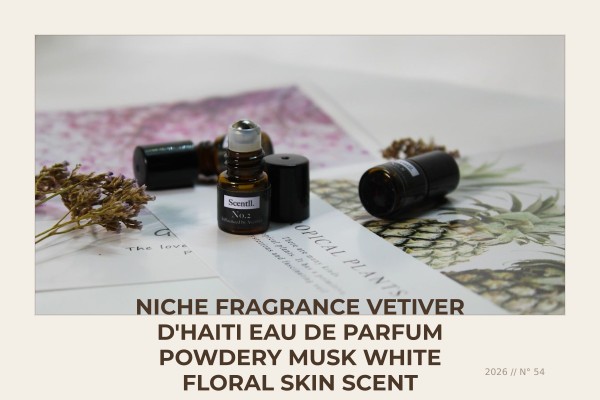 Niche Fragrance Vetiver d'Haiti Eau de Parfum powdery musk white floral skin scent