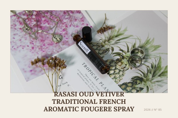 Rasasi Oud Vetiver traditional French aromatic fougere spray