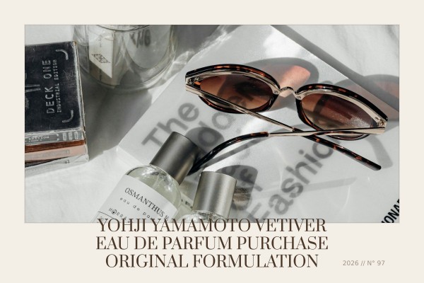 Yohji Yamamoto Vetiver Eau de Parfum purchase original formulation